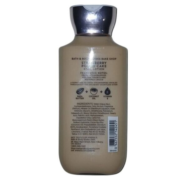 Bath & Body Works Strawberry Pound Cake Body Lotion - Picture 5 of 5